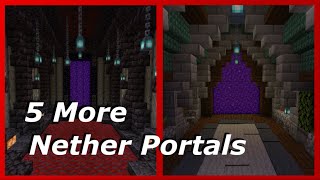 5 Nether Portal Room Ideas - Minecraft How-To screenshot 3