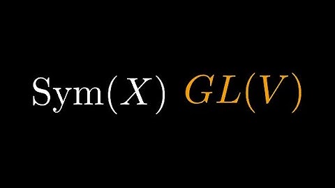 [Deprecated] Group Theory Lecture 1.2 Examples: Symmetric and General Linear Groups