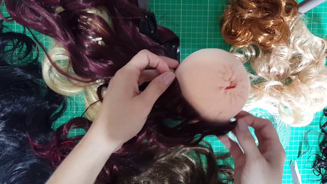 aula sobre cabelo sintético