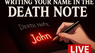 “TYPE YOUR NAME IN THE DEATH NOTE 💀 | Who Will Survive?”