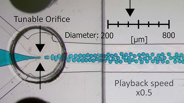 DIW microfluidic device: droplet generator with tunable orifice