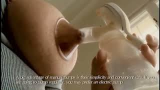 pump to get milk from the breast  manual