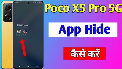 poco X5 pro 5g me app hide kaise kare | poco X5 pro app hide settings | hidden apps
