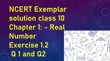 NCERT Exemplar| NCERT Exemplar Class 10 Mathematics Exercise 1.2 Q 1 and Q2