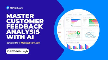 Master Customer Feedback Analysis with MonkeyLearn.com