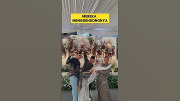 momen haru ketika pengantin wanita digendong kakaknya ‼️‼️ #pengantinviral #momenharu #kakak #nikah