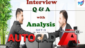 AutoCAD Interview Questions & Answers//Set-3//Hindi //with Analysis//Civil & Mechanical Engineers