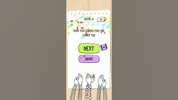 Brain Test:Tricky Puzzles Level 6 Walkthrough