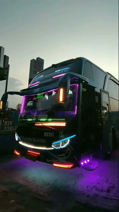 story wa bus gms full lampu strobo mantap