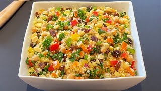 Once you give this Couscous Salad a try, you will be hooked!