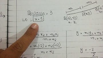 XII Math Chapter 2 Straight Line Ex 2.2 (Ratio) Solution by Sir Ahsan Abdullah Patel - Part 2