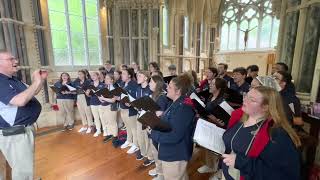 USI Chamber Choir sings at Kylemore Abbey Gothic Church
