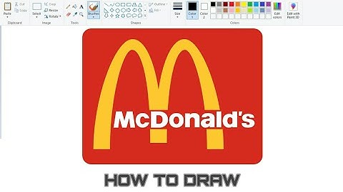 How To Draw McDonald