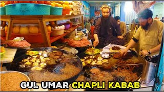 Authentic Flavors of Gul Umar Chapli Kabab in Jalalabad, Afghanistan | 4K