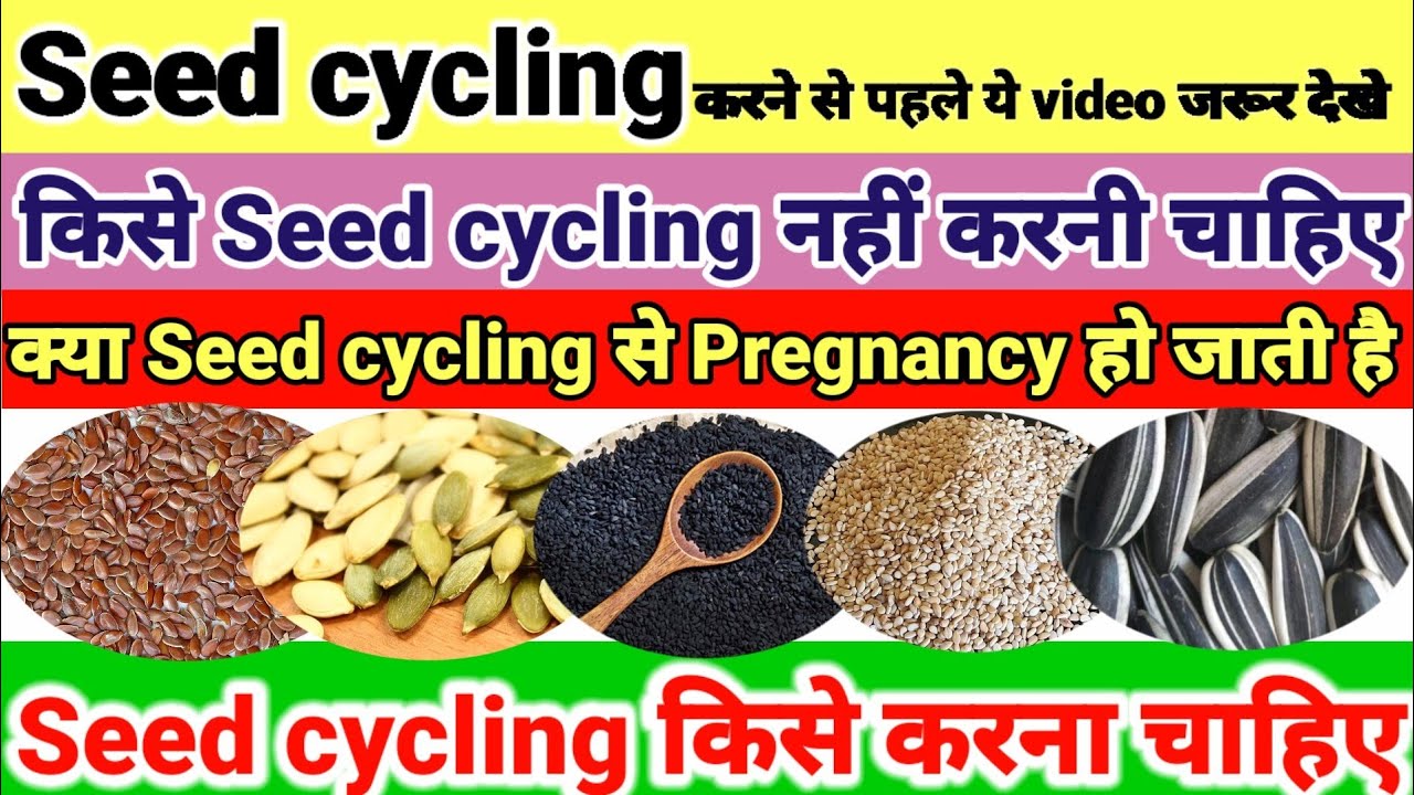 Seeds cycling क्या है? क्या seeds cycling से pregnancy होती है?seeds