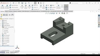How to Make Slotted Support Bracket in SolidWorks