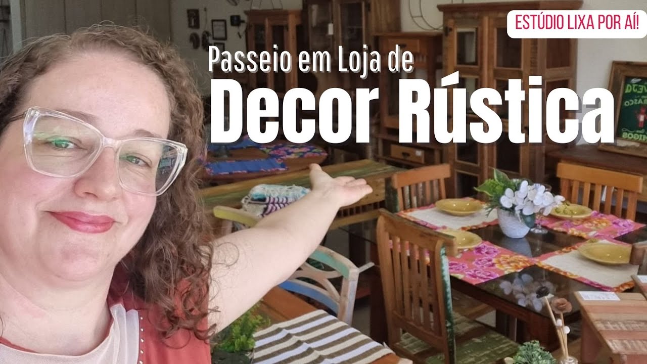 Tour em Loja de Móveis Rústicos - Rustico Decor #decoração #móveis #moveisrusticos #moveisrusticos