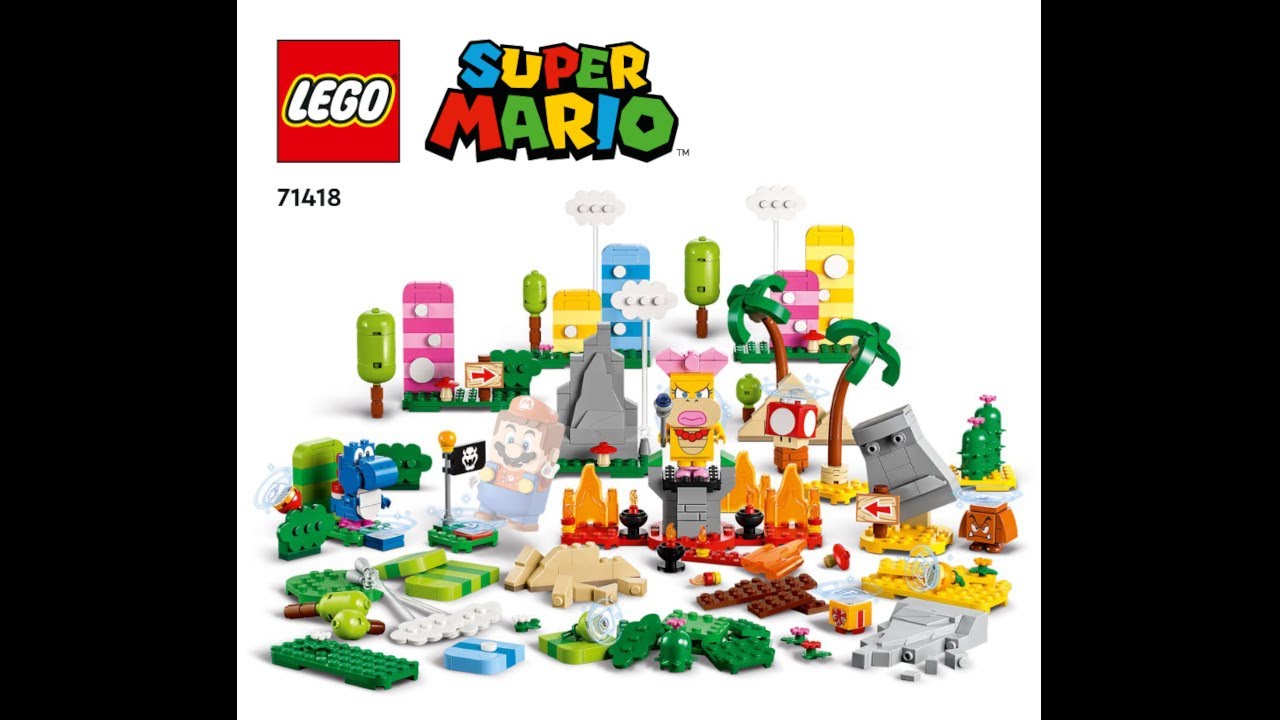 マリオページ LEGO Instructions | Super Mario | 71418 | Creativity Toolbox
