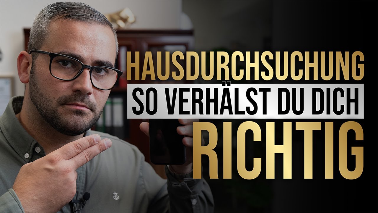 Da Ich Mich In Einem Ungekündigten Arbeitsverhältnis Befinde Wie verhalte ich mich während einer Hausdurchsuchung? | MPU Tipps
