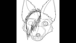 Fursona Headshot -speedpaint-