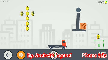 Brain Physic Level 2-34 Brain it on the wooden truck level 2-34 Android Solution