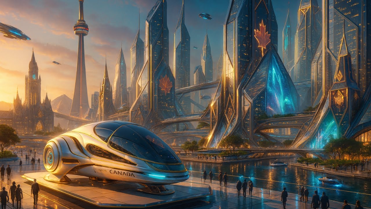 Future City 2125: Canada 100 Years From Now | Sci-fi AI Short Film (4K ...