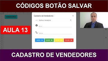 Iniciando Script Botão Salvar do Formulário HTML - Apps Script - Planilhas Google - Aula 13