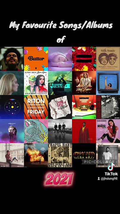 My Favourite Songs/Albums of each Year #tiktok #albums #albumart #music #spotify #spotifytbt