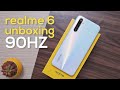 Realme 6 unboxing and first impressions  90hz display 64mp quad cameras 30w charging  more