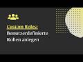 SocialHub Custom Roles - Benutzerdefinierte Rollen
