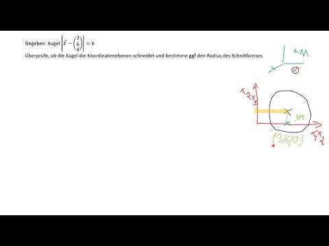Mathe Q11: Geometrie: Kugel und Schnittkreis