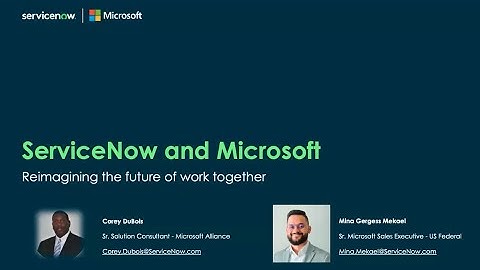 ServiceNow Federal Tech Talk - Transforming Workflows for the DoD