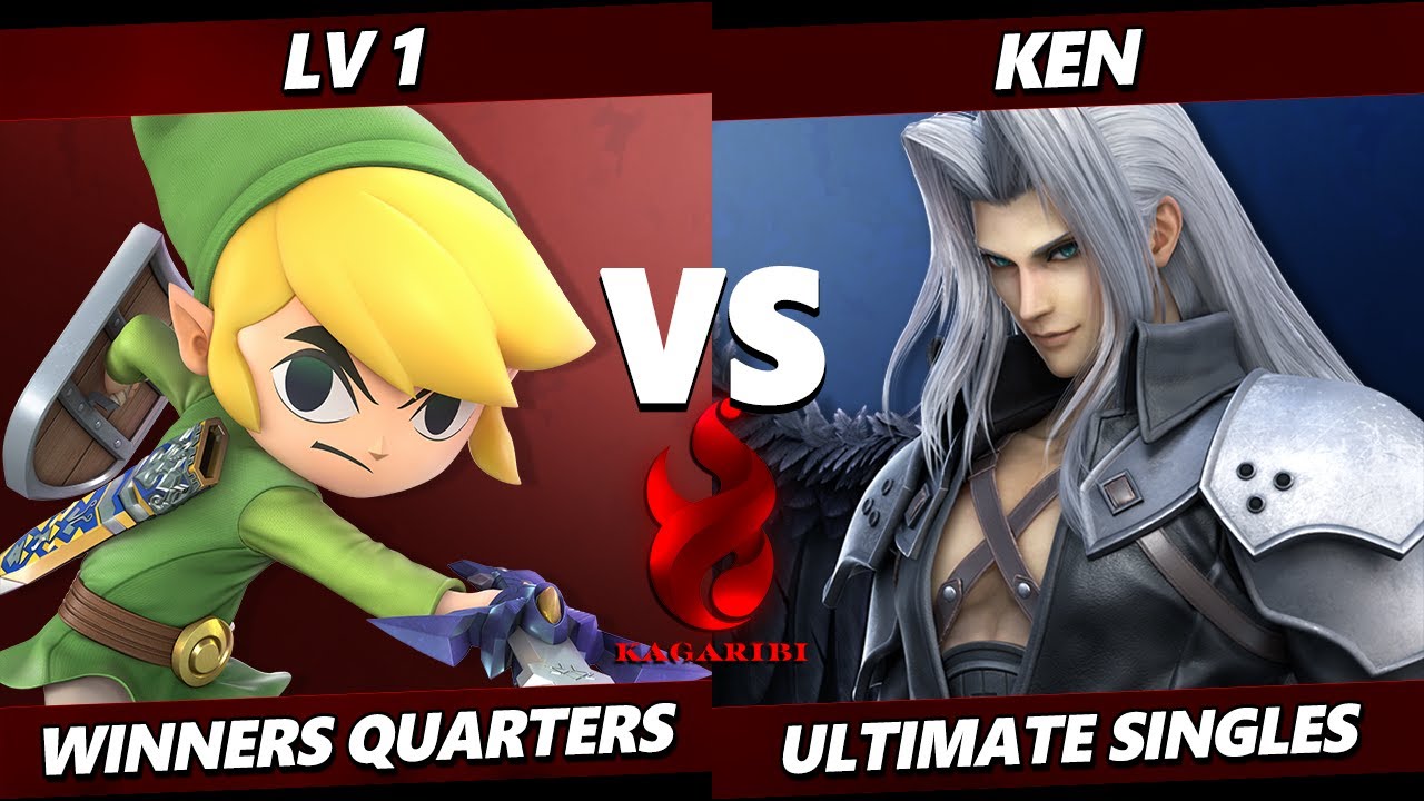 Kagaribi 9 - Lv.1 (Toon Link) Vs. KEN (Sephiroth) SSBU Ultimate