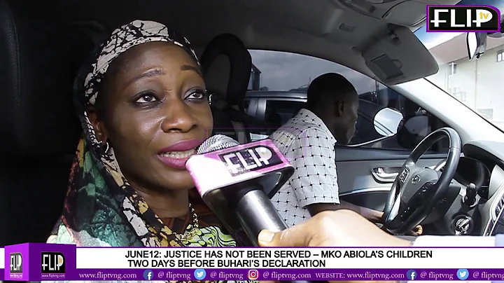 JUNE12 JUSTICE HAS NOT BEEN SERVED – MKO ABIOLA’S CHILDREN TWO DAYS BEFORE BUHARI’S DECLARATION