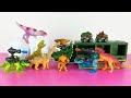 Satisfying Unboxing Jurassic World Dinosaur Toy Collection ASMR T-rex Stegosaurus Brachiosaurus