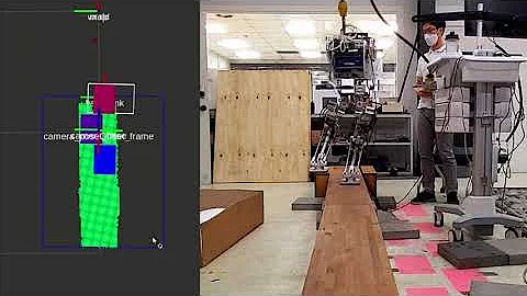 [Hubo Lab] Autonomous walking over uneven terrain