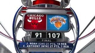 Chicago Bulls vs New York Knicks - December 19, 2015