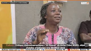 Critique Cinéma Al Djanat, Film De Aïcha C. Boro, Objet Datelier Déchanges À La Secrico 2023