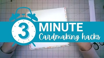 3 Minute Card Making Hack - Custom Envelopes for Unique Cards