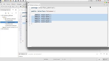 146 Java Interfaces ِAbstract example مثال التجريد و الرابط