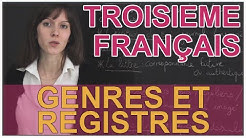 Genres et registres - Francais 3e - Les Bons Profs