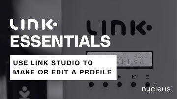 LINK sample roaster – Using LINK studio to make or edit a profile
