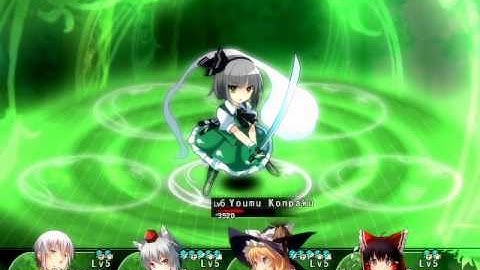 Labyrinth of Touhou 2 - 1F Boss: Youmu