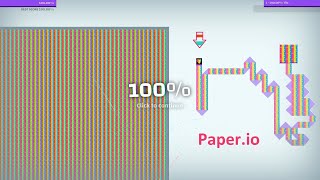 Paper.io Map Control: 100.00% World Record