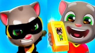 Talking tom gold  run Говорящий Том бег за золотом  Золото исчезло  Кто победит