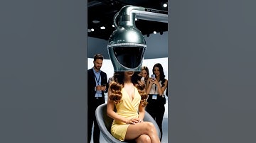 Dubai’s AI SALON POD Will Shock You😱🤖Instant Hair Style Transformation✂️ Future Is Here! #dubaitech