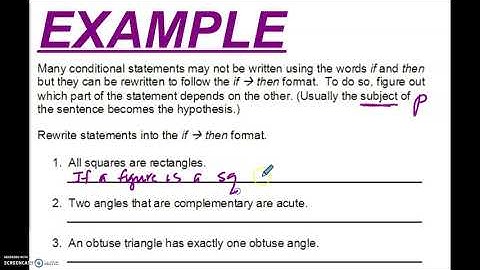 2-1 Conditional Statements video 1