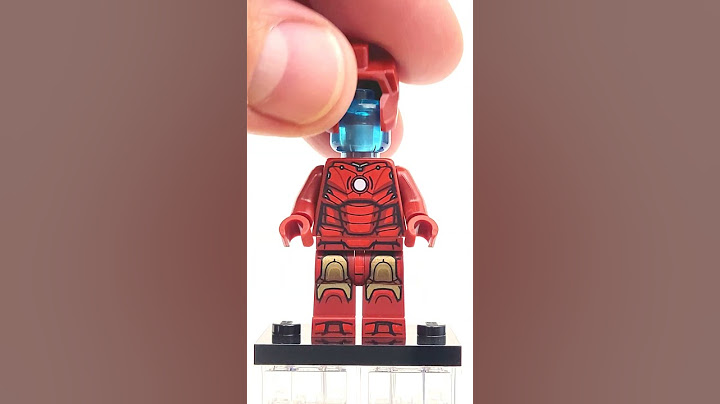 LEGO SH825 M inifigure Iron Man Mark 3 Armor #Lego #Marvel #Ironman #minifigure