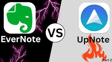Review UpNote vs Evernote: Tutorial Which is the better Note taking app? Part 2