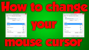 How to change your mouse pointer on windows 8
